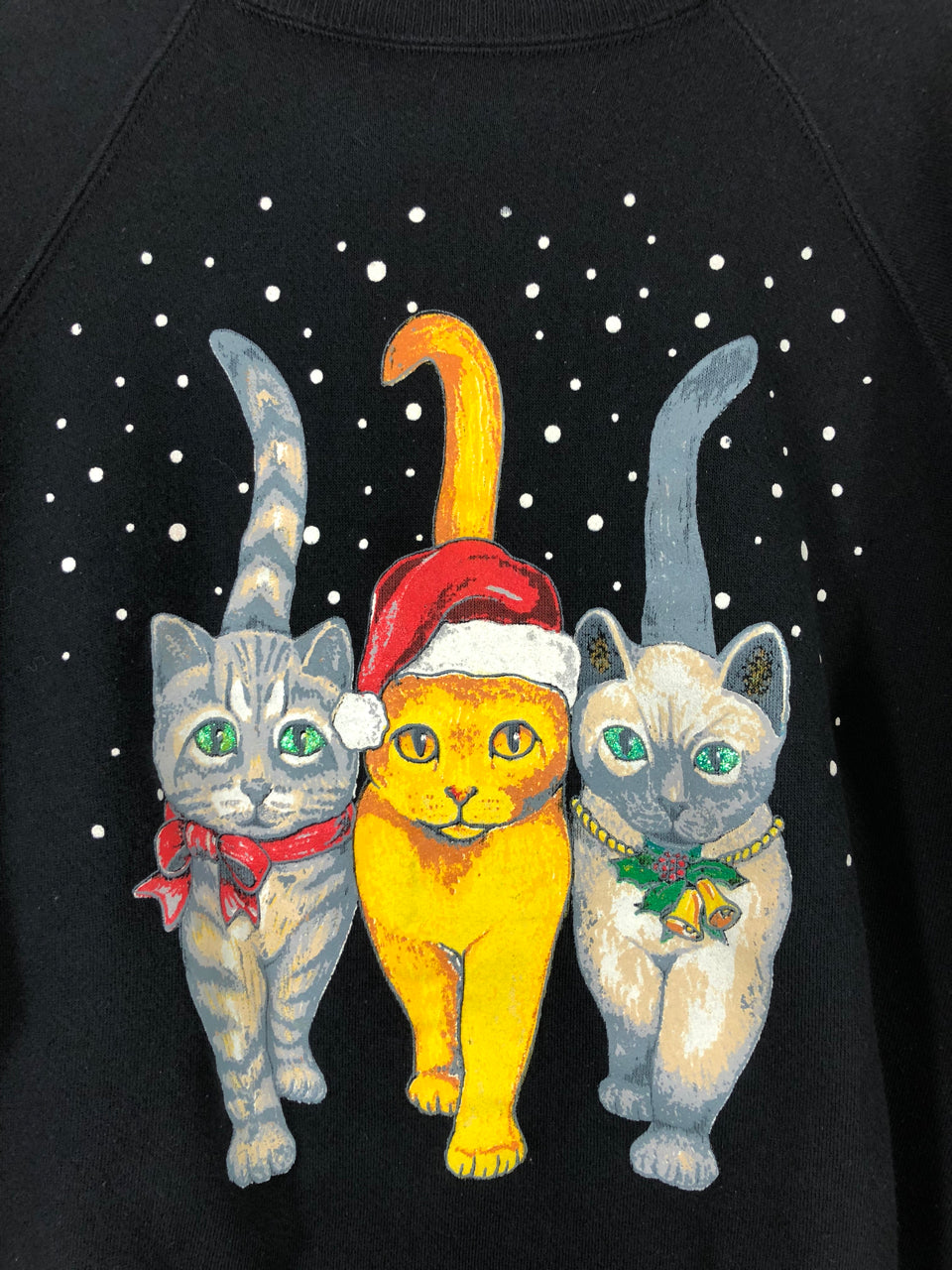 Christmas Cats Front and Back Sweatshirt