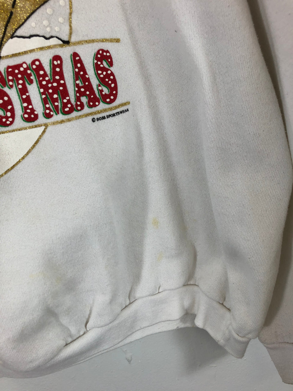 White Christmas Duck Sweatshirt
