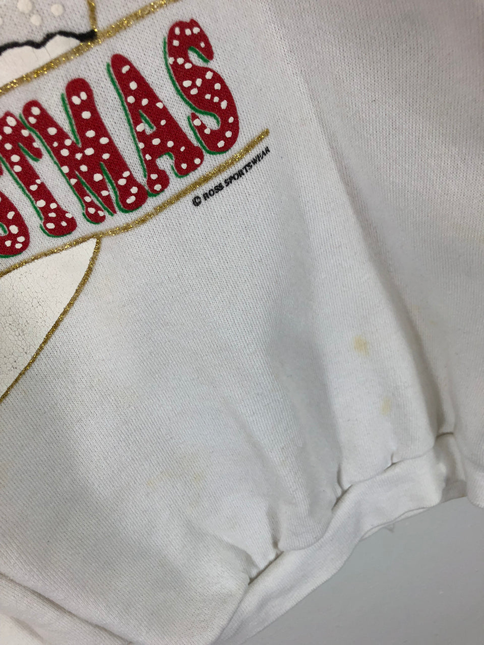 White Christmas Duck Sweatshirt