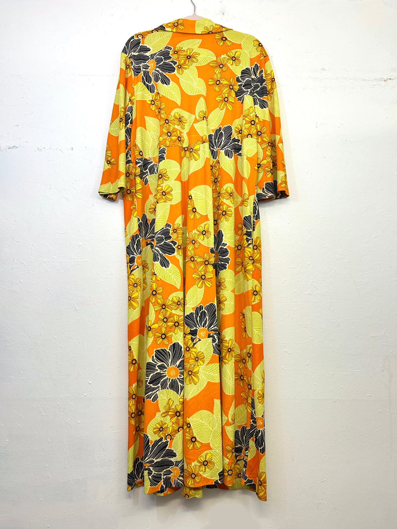 70s Hawaiian Maxi Dress