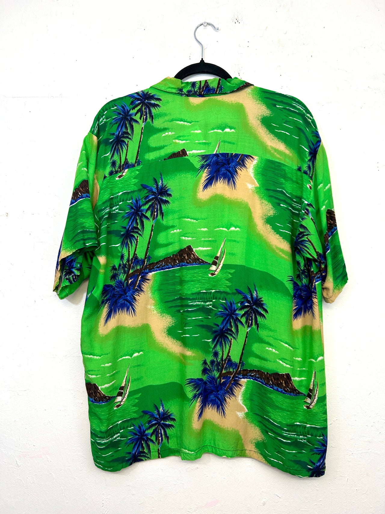 Made in Thailand Green Tropical Top
