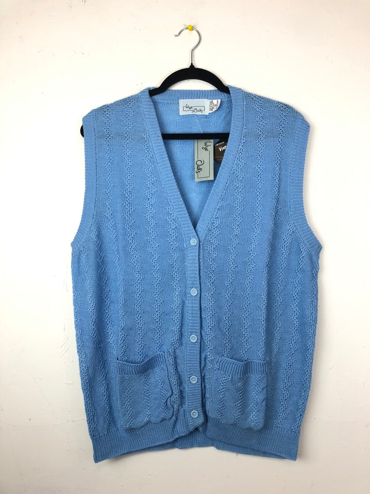Wye Oaks Sweater Vest - Light Blue (Deadstock)