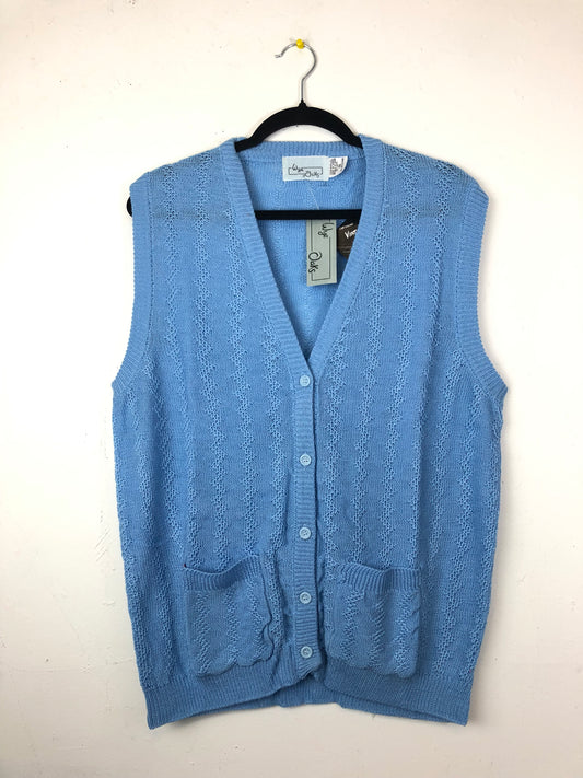 Wye Oaks Sweater Vest - Light Blue (Deadstock)