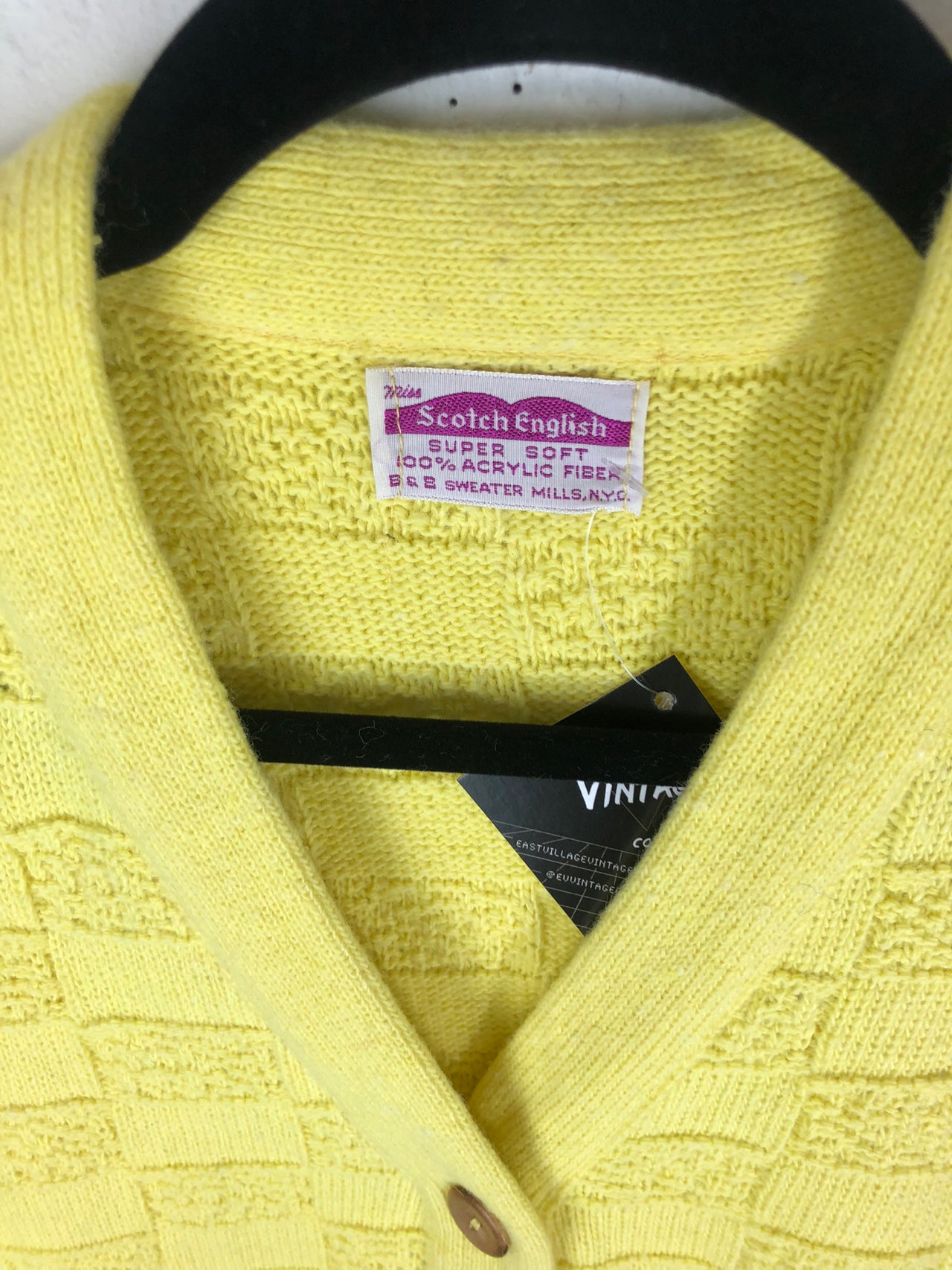 Scotch English Sweater Vest - Yellow (Deadstock)