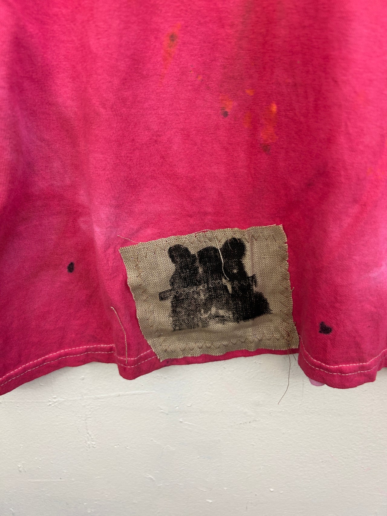 Devil Smily Face T-Shirt Hand-Painted by Scooter La Forge