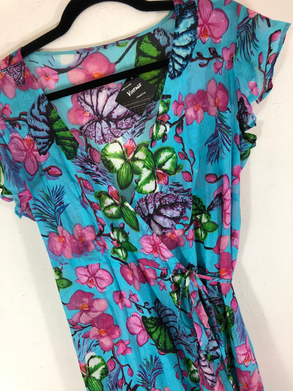 Ruffled Wrap Dress