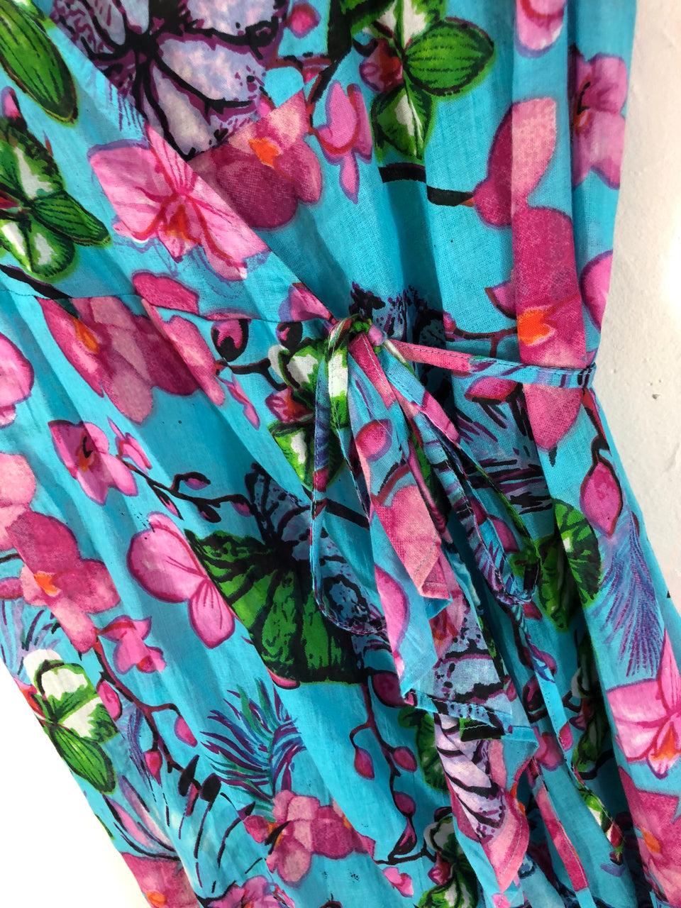 Ruffled Wrap Dress