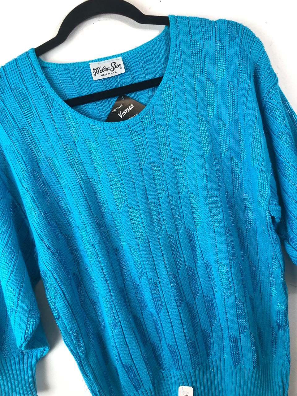 Helen Sue Sweater - Turquoise (Deadstock)