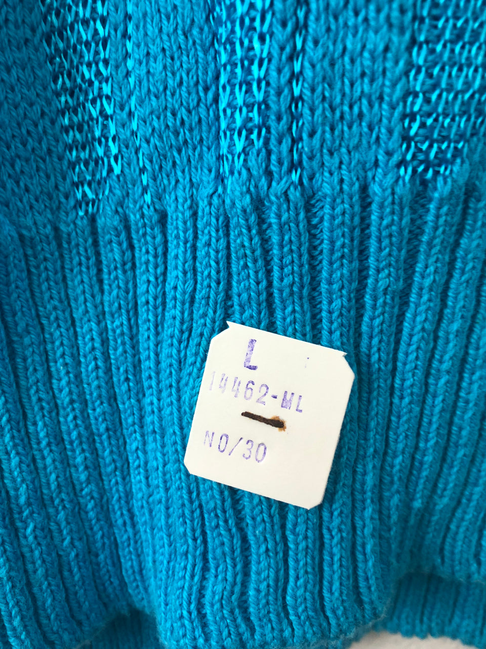Helen Sue Sweater - Turquoise (Deadstock)