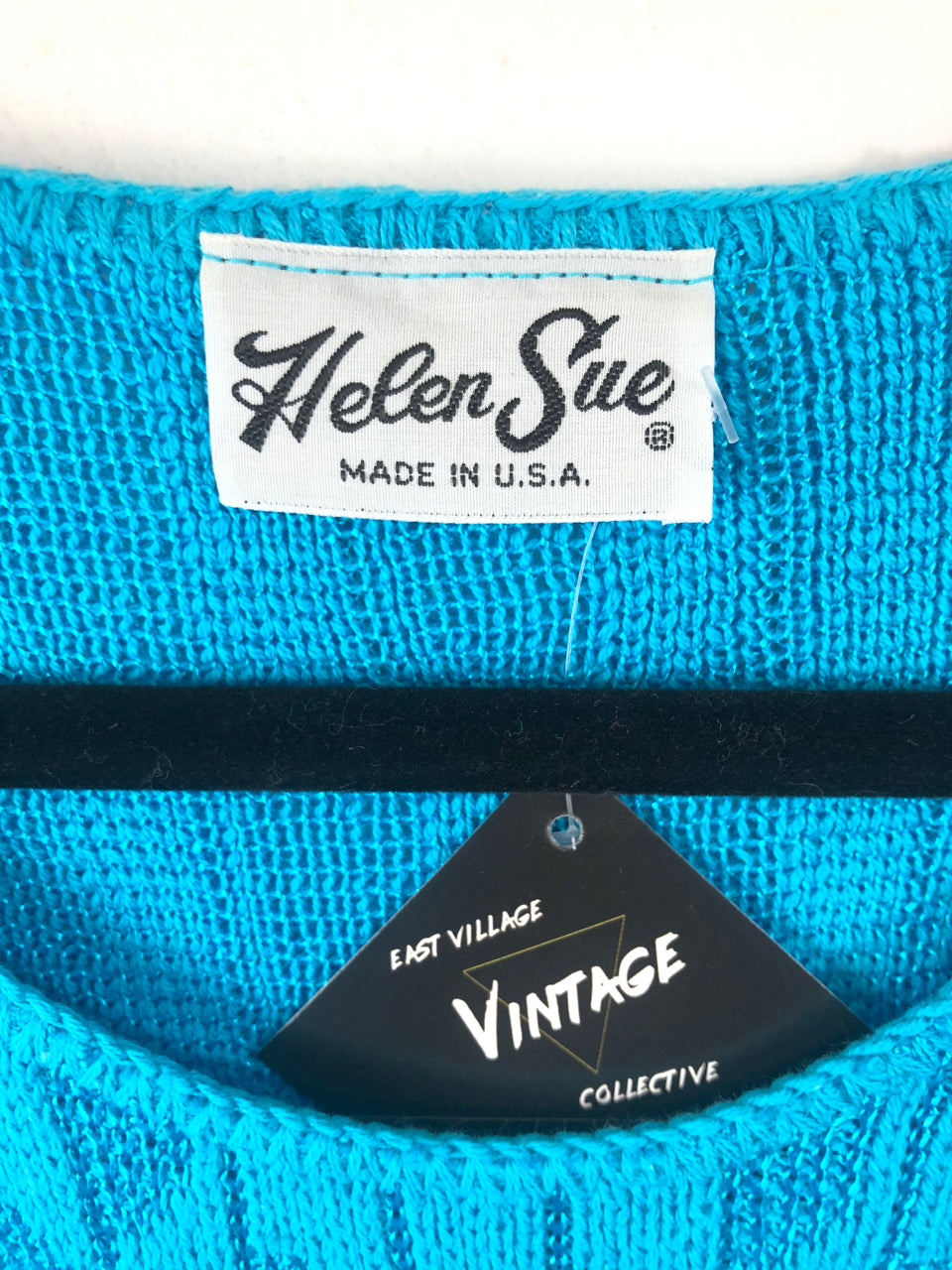Helen Sue Sweater - Turquoise (Deadstock)