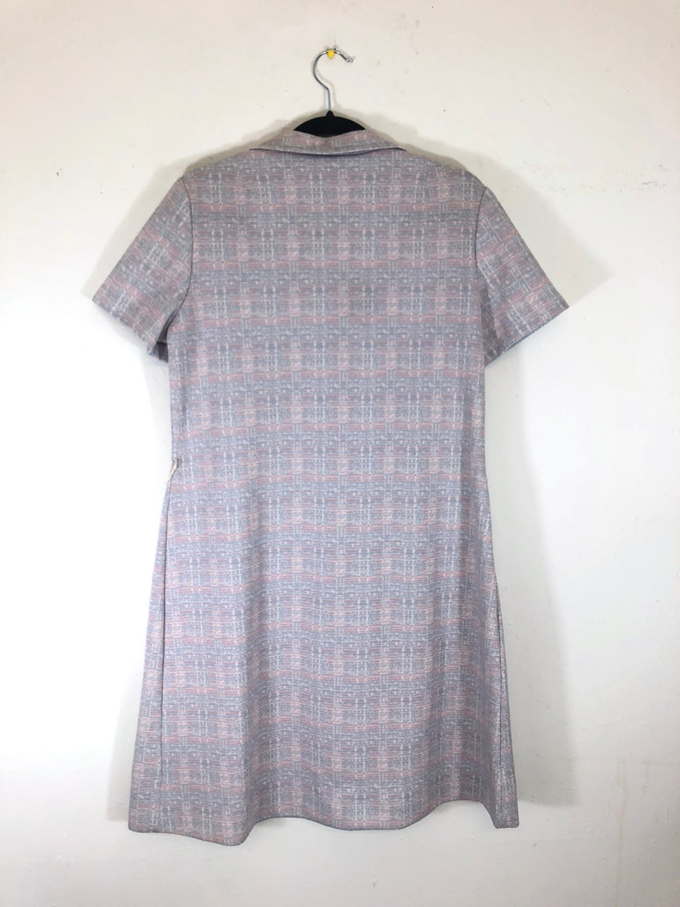 Pastel 70s Zip-Up Dress