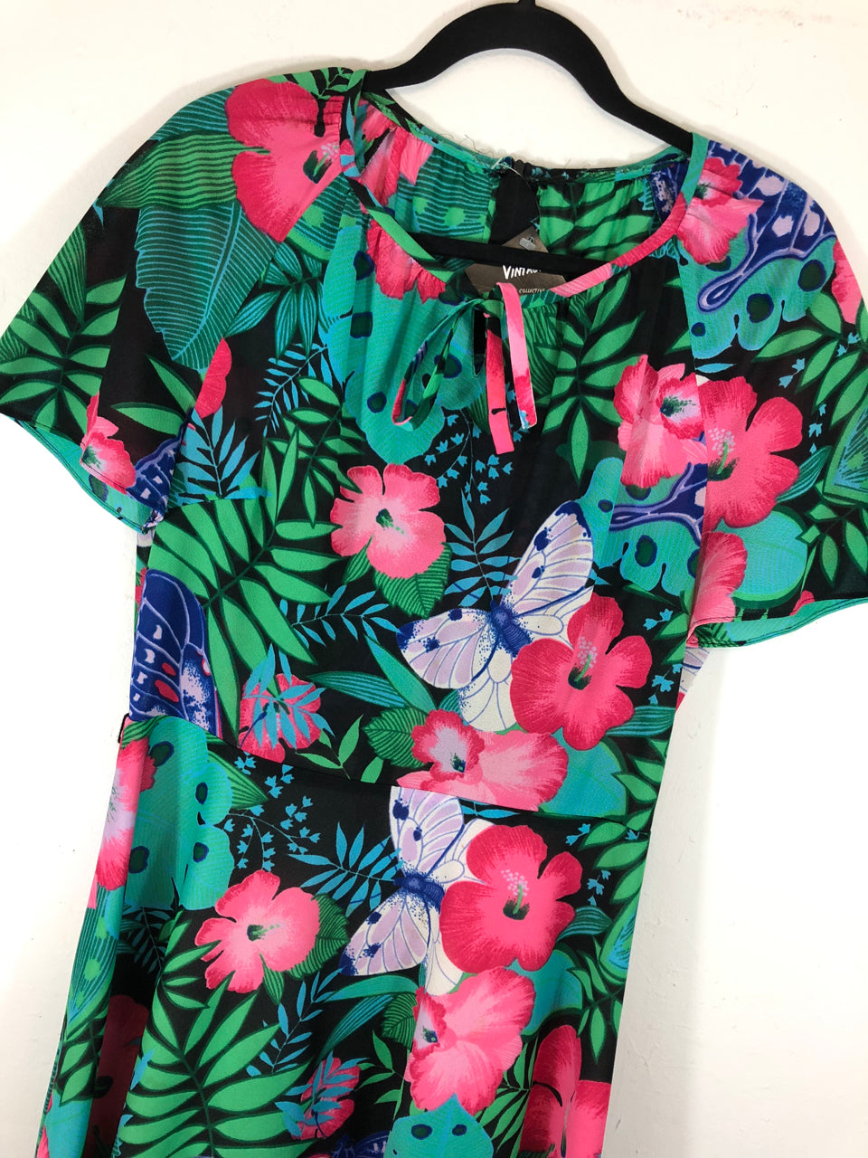 Tropical 70s Dress