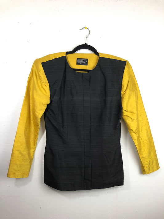 Yeohlee Mustard & Black Top
