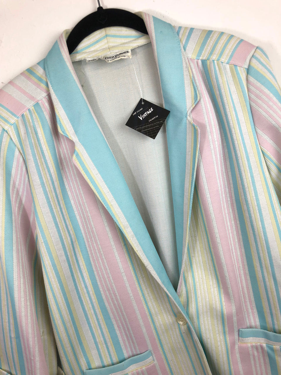 Alfred Dunner Pastel Striped Blazer