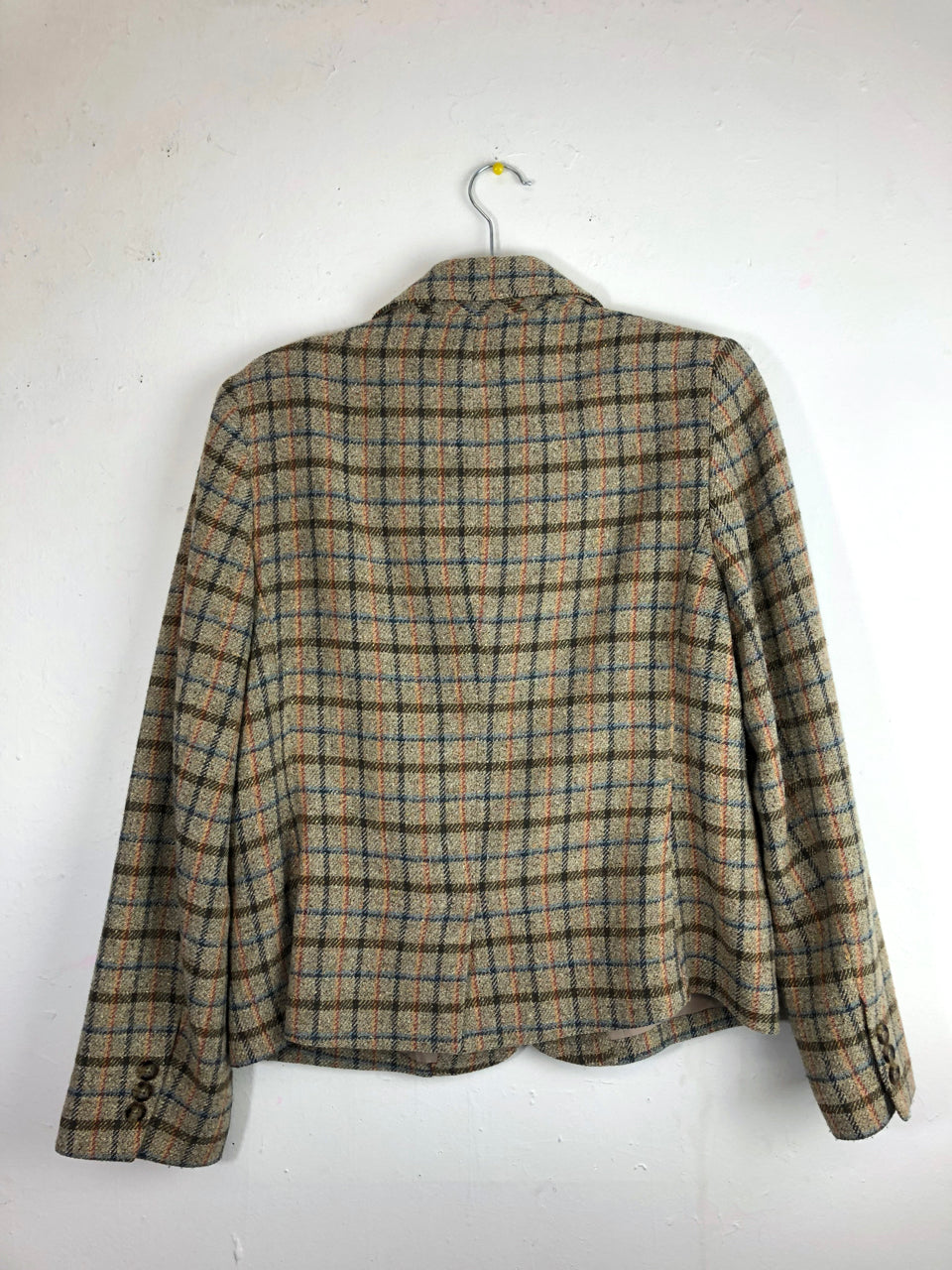 L.L. Bean Plaid Wool Blazer