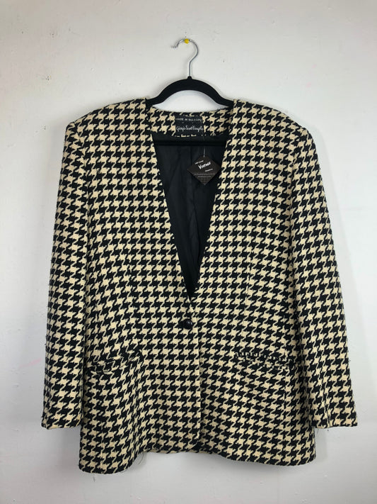 Giorgio Sant'Angelo Checkered Wool Jacket