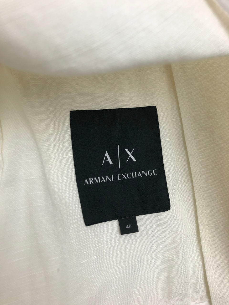 Armani White Linen Blazer