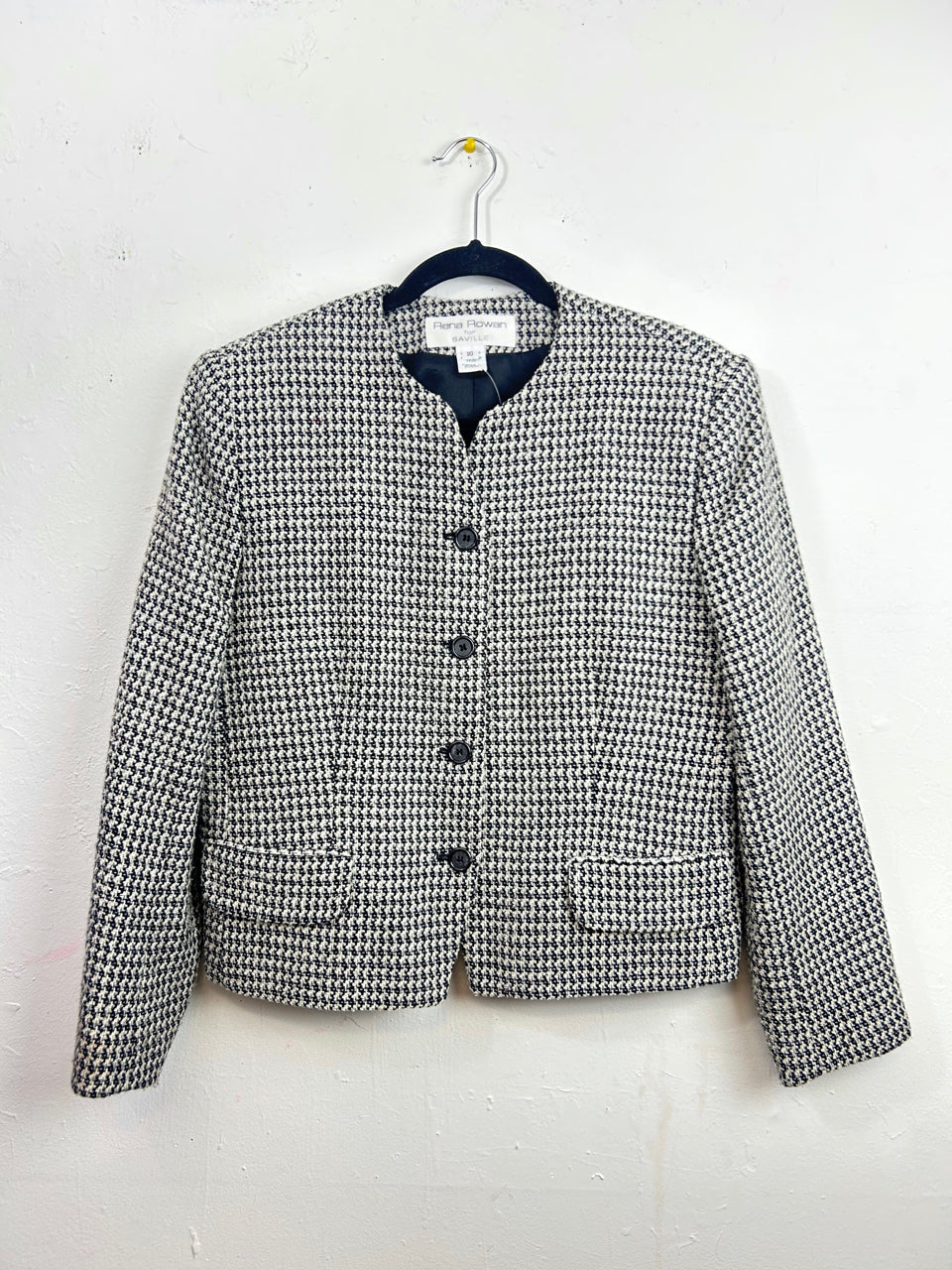 Rena Rowan for Saville Checkered Jacket