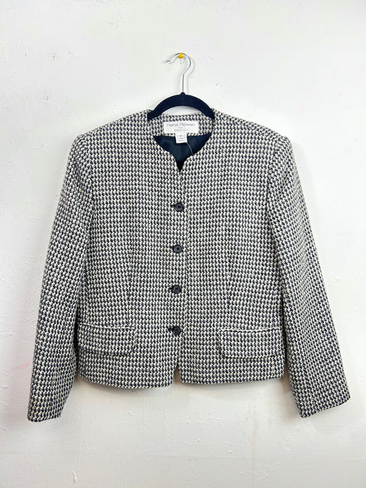 Rena Rowan for Saville Checkered Jacket