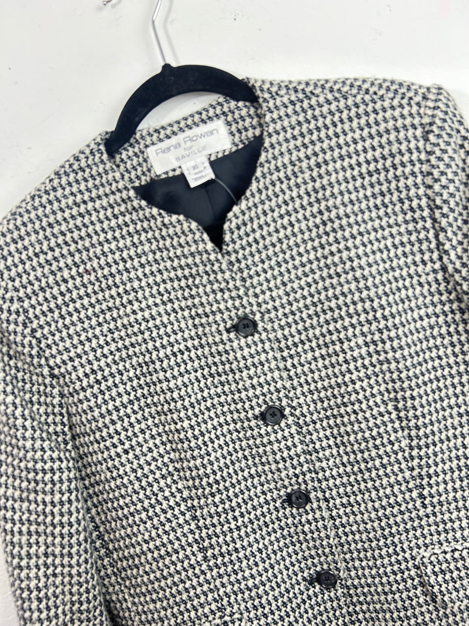 Rena Rowan for Saville Checkered Jacket