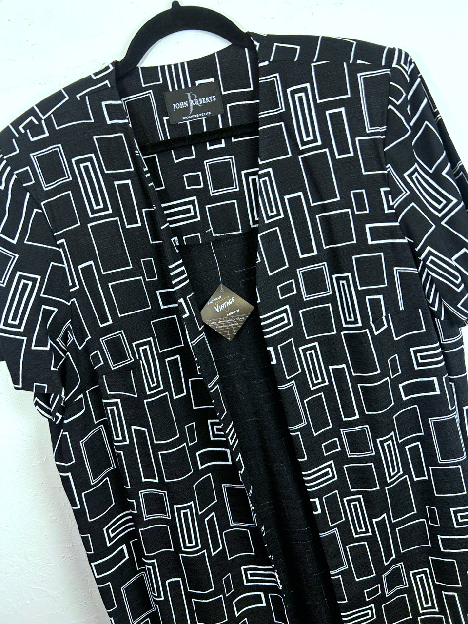 John Roberts Geo Short-Sleeved Duster Jacket