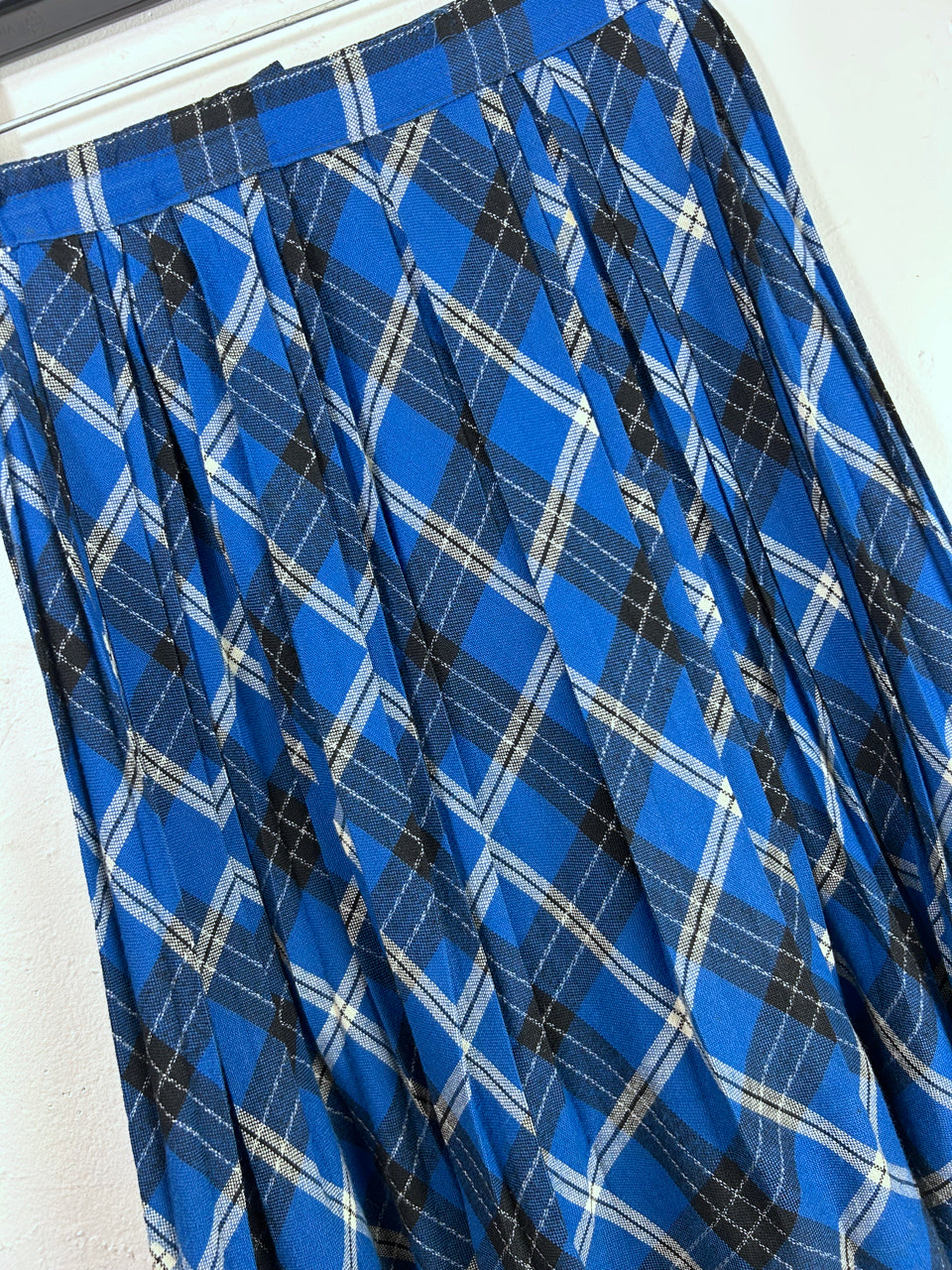 Plaid Pleated Skirt