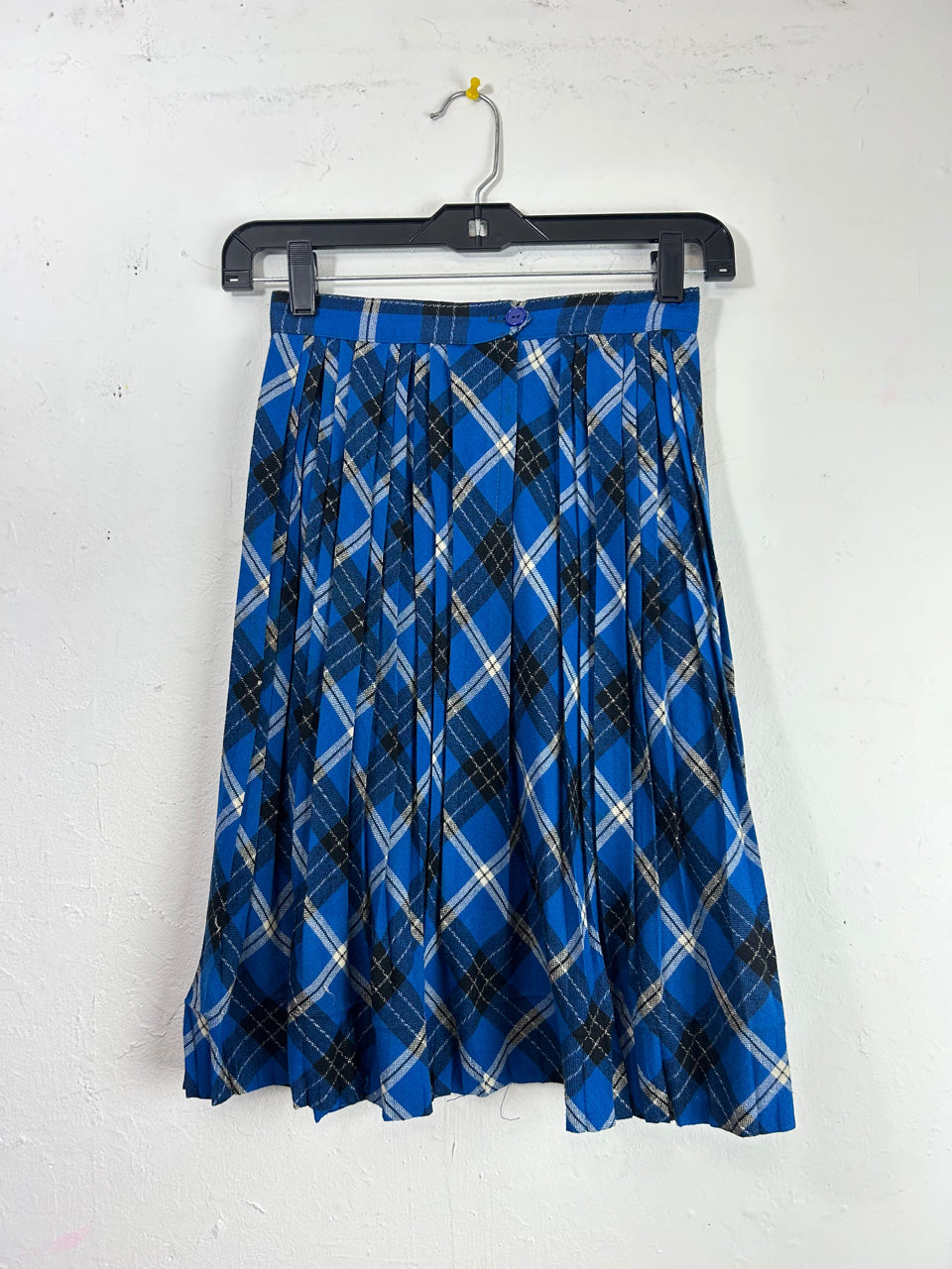 Plaid Pleated Skirt