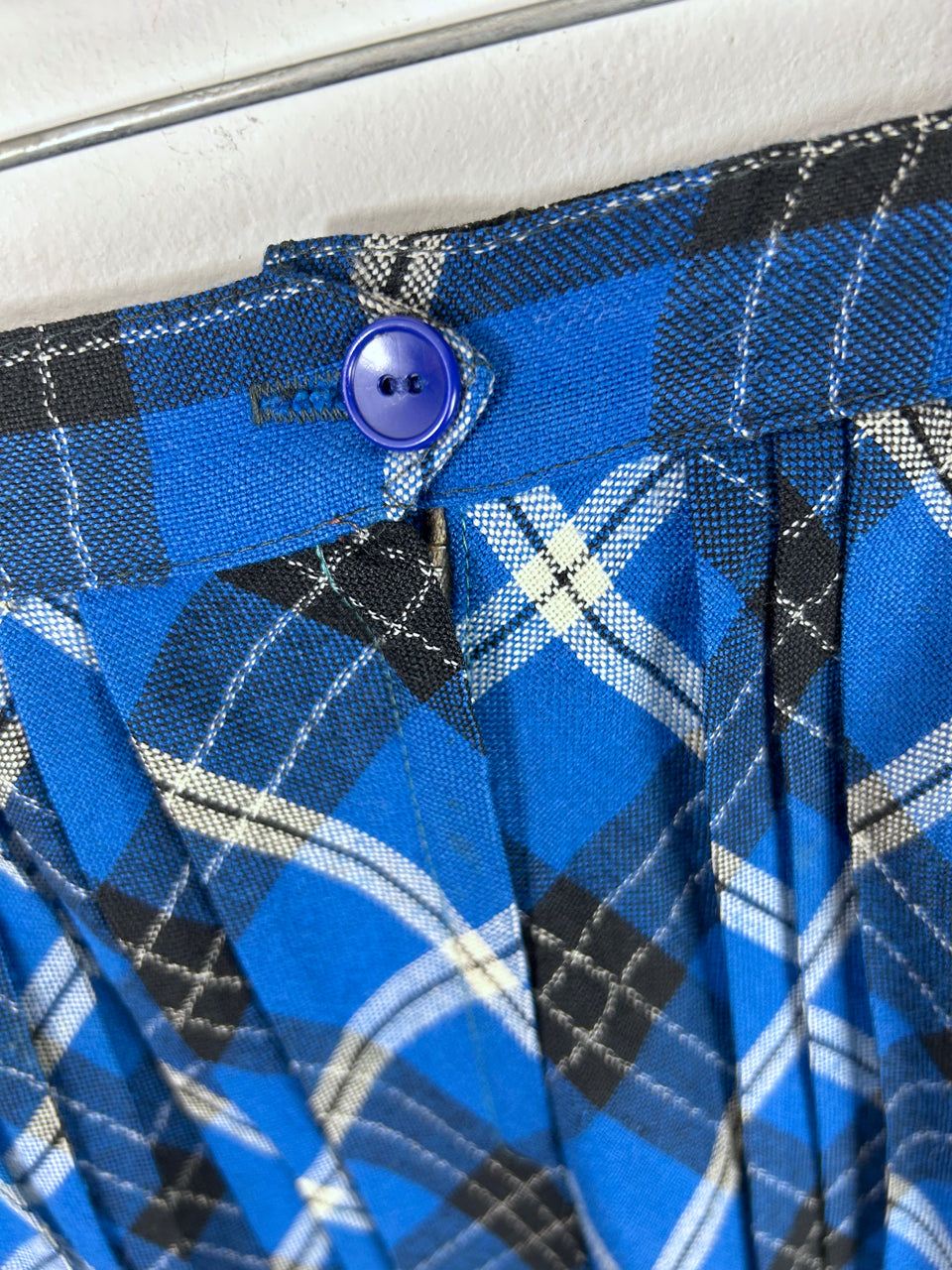 Plaid Pleated Skirt