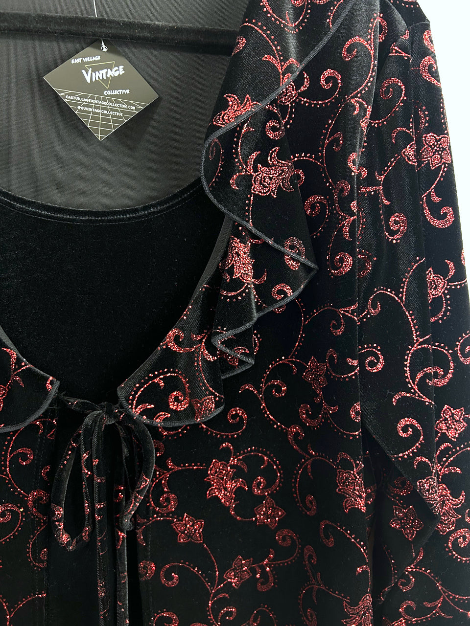 Notations Woman Velvet Glitter Blouse