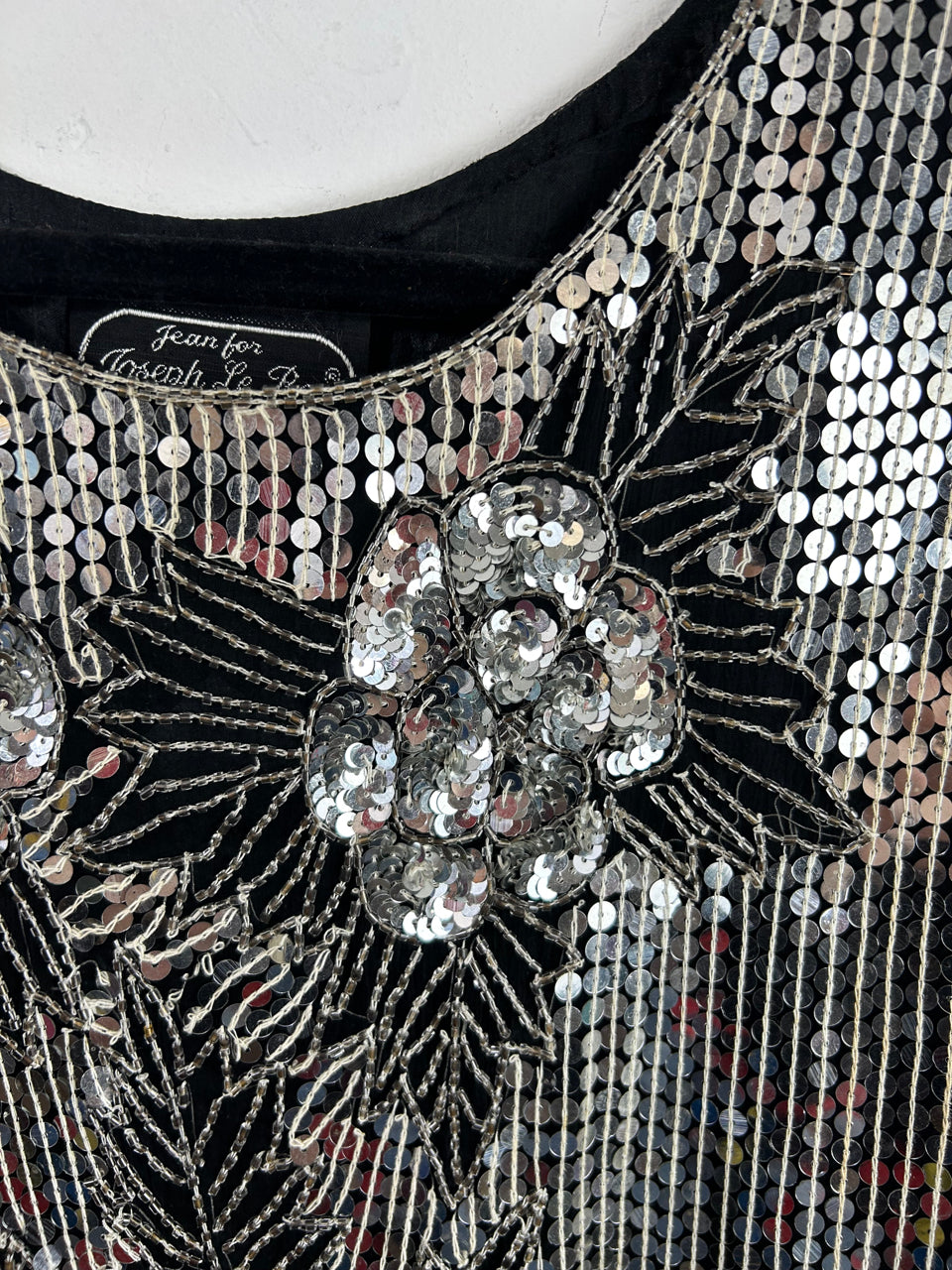 Jean for Joseph Le Bon 70s Silver Sequin Top