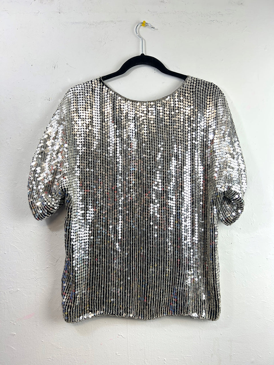 Jean for Joseph Le Bon 70s Silver Sequin Top