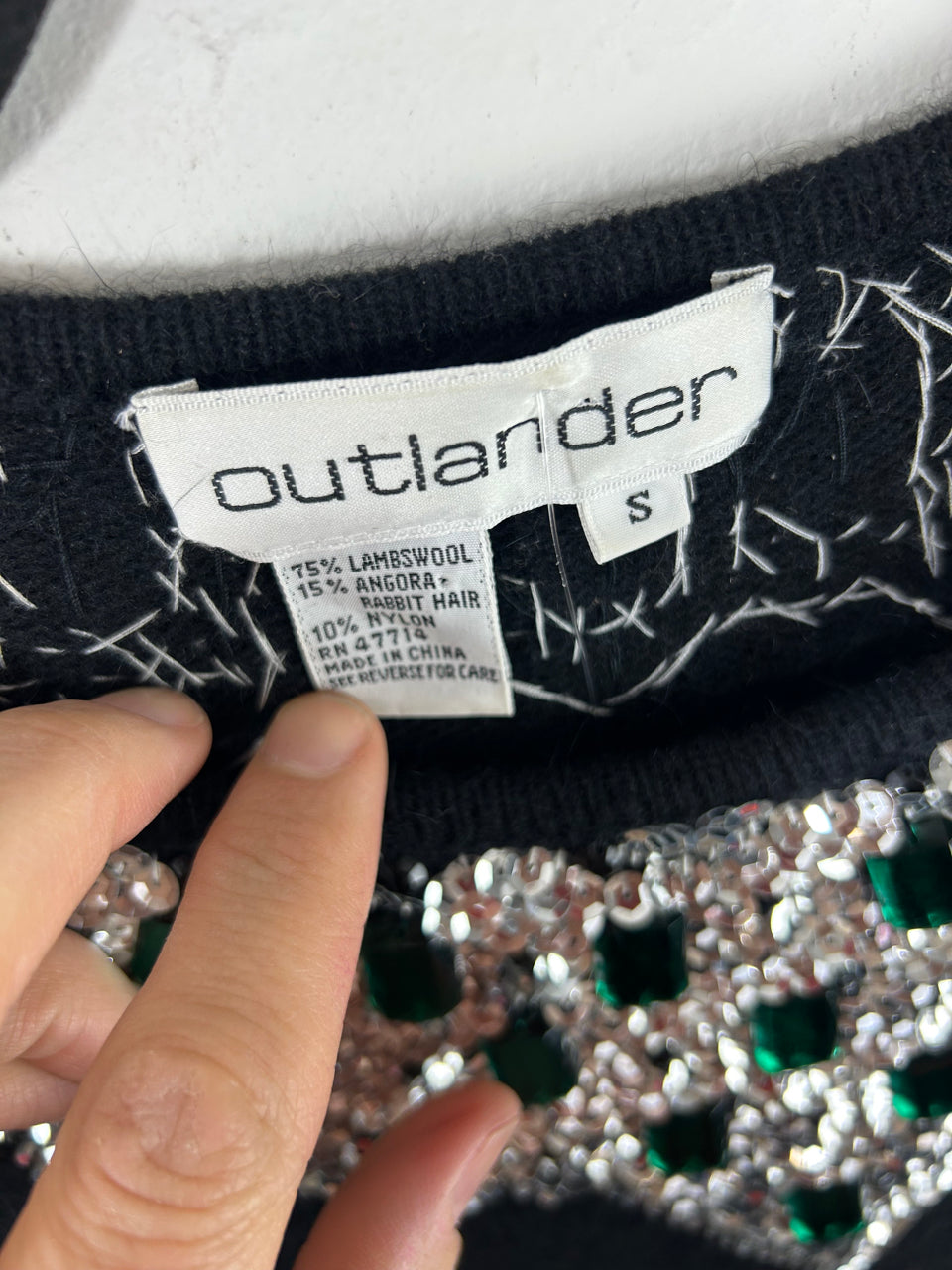 Outlander Jeweled Sweater Dress