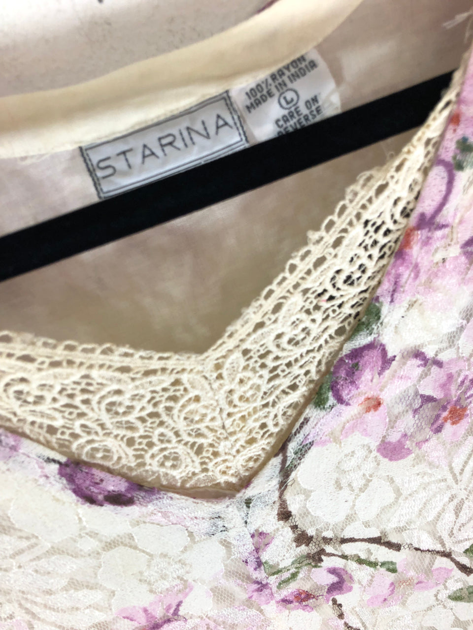 Starina Floral Lace Pastel Dress