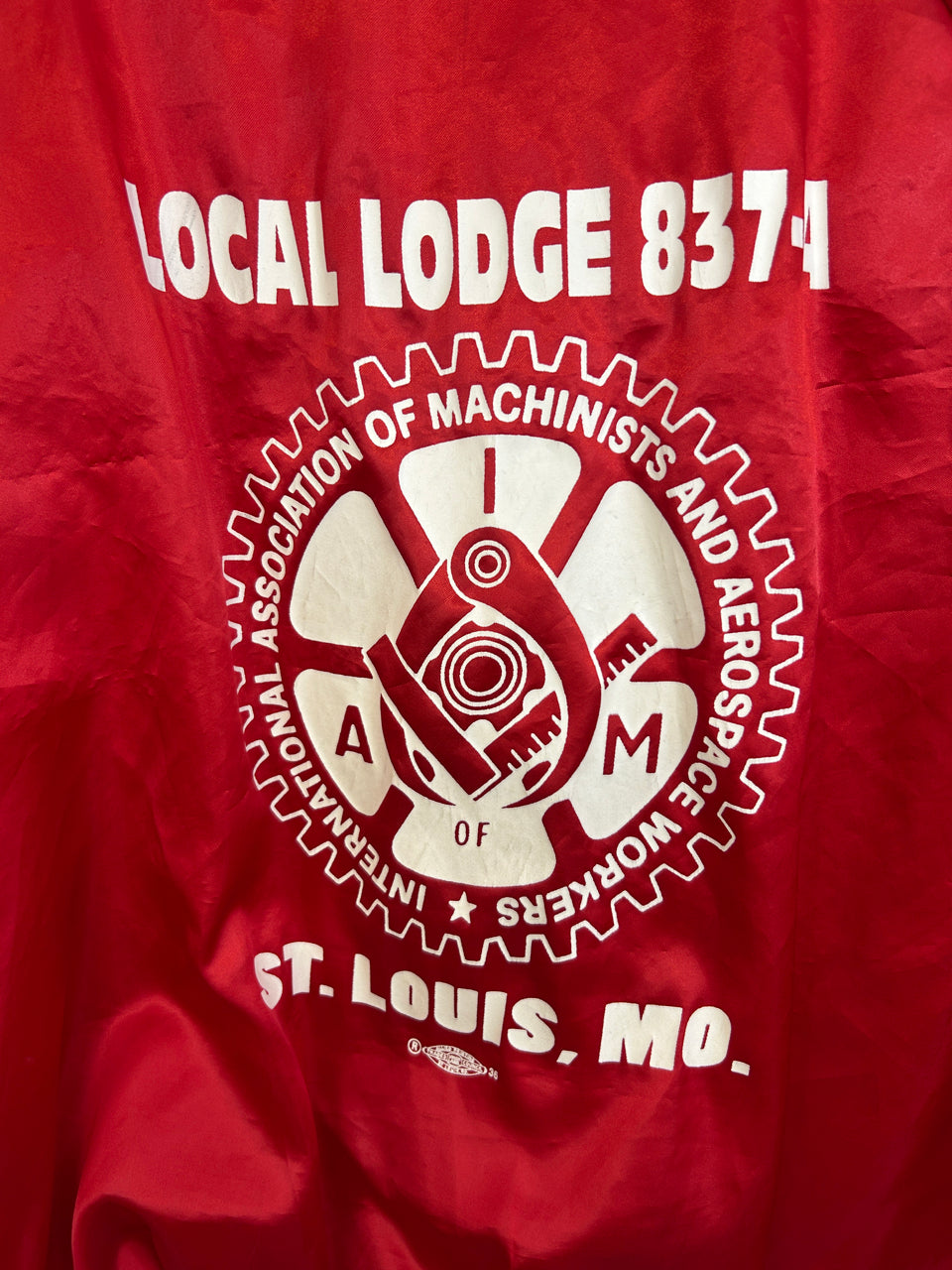 Local Lodge 837-A St. Louis, MO Satin Jacket