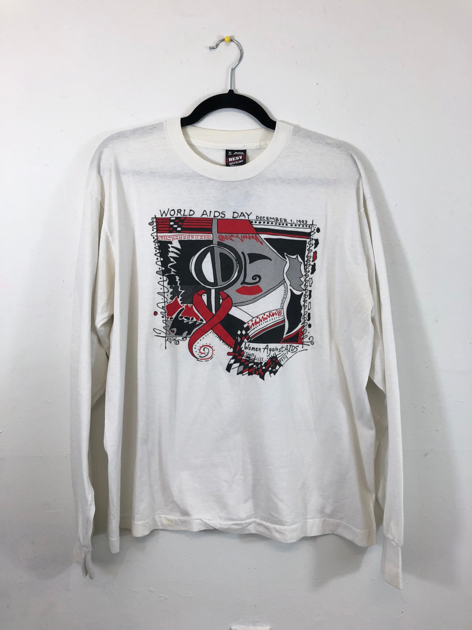 1993 World AIDS Day / Women Against AIDS Long-Sleeved T-Shirt