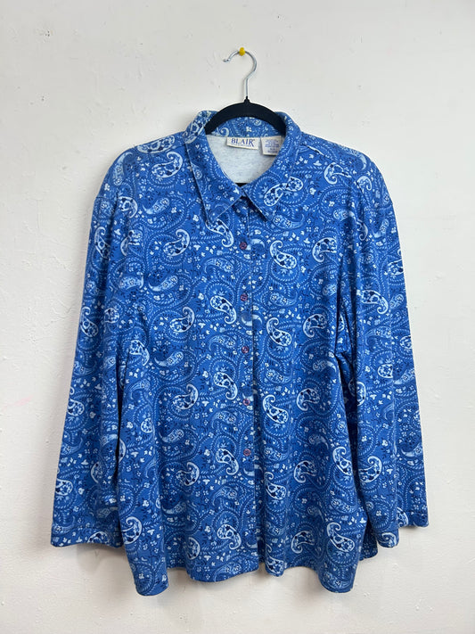 Blair Paisley Bandana Print Top