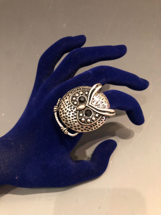 Chunky Owl Ring