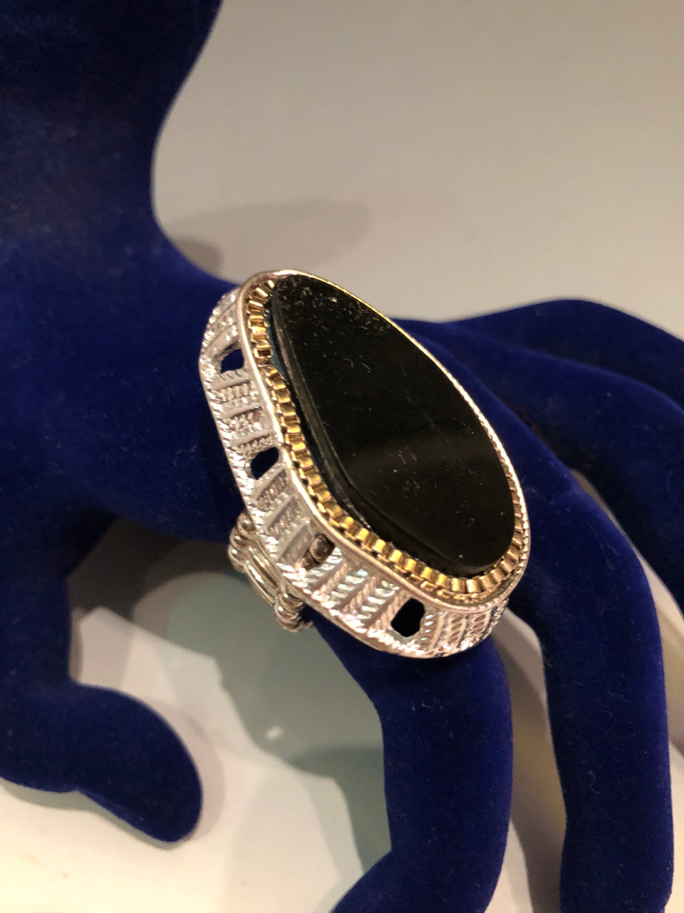 Flat Stone Ring