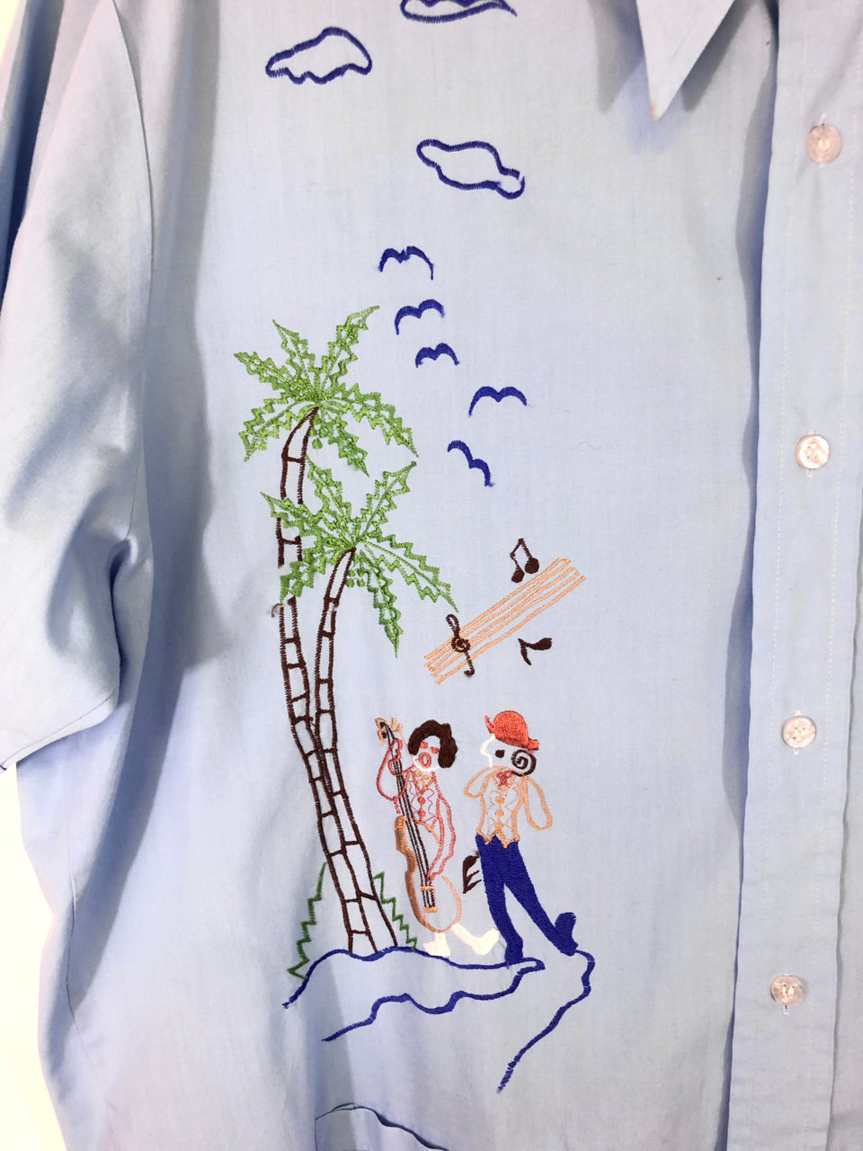 Filipino Barong Embroidered Shirt