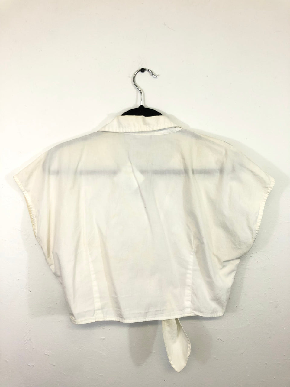 White Calvin Klein Sport Tie Top