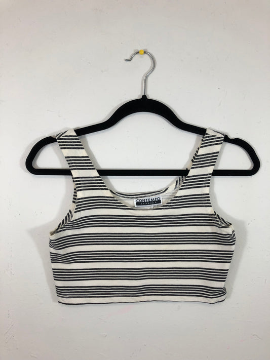 Contempo Casuals Cropped Tank Top