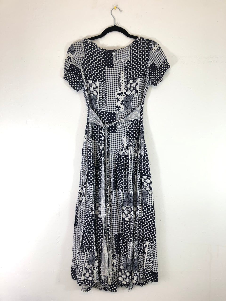 Patchwork Print Dress