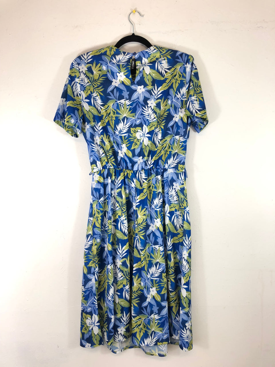 80s Tropical Printed Dress