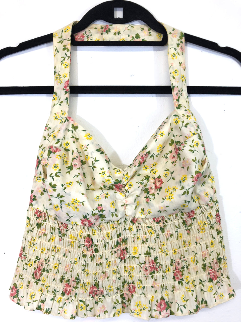 70s Floral Top
