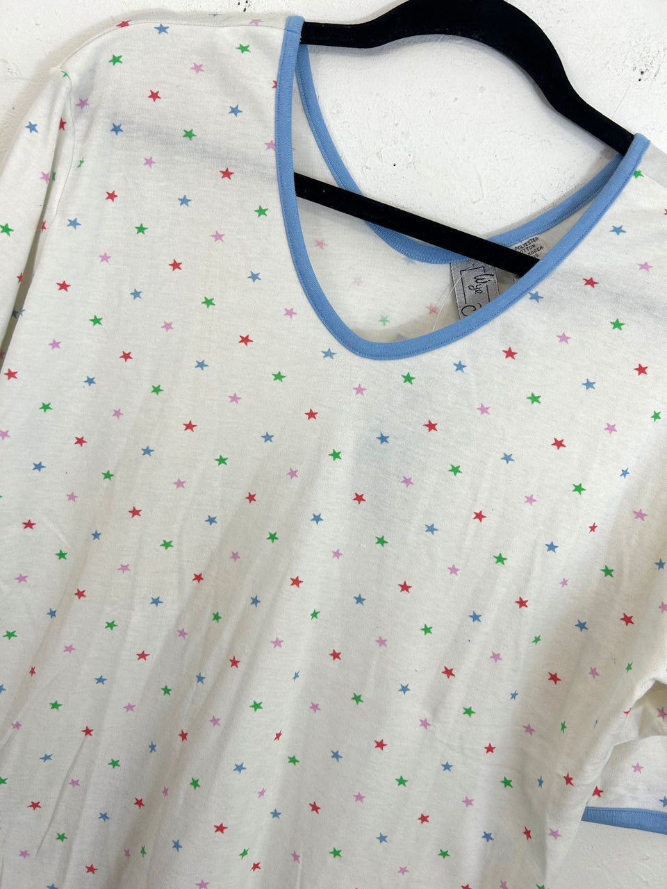 Wye Oaks Stars Top - Blue (Deadstock)