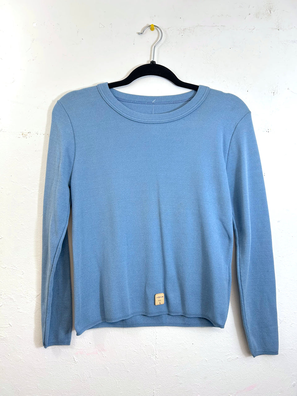Nylon Long-Sleeved Top - Light Blue (Deadstock)