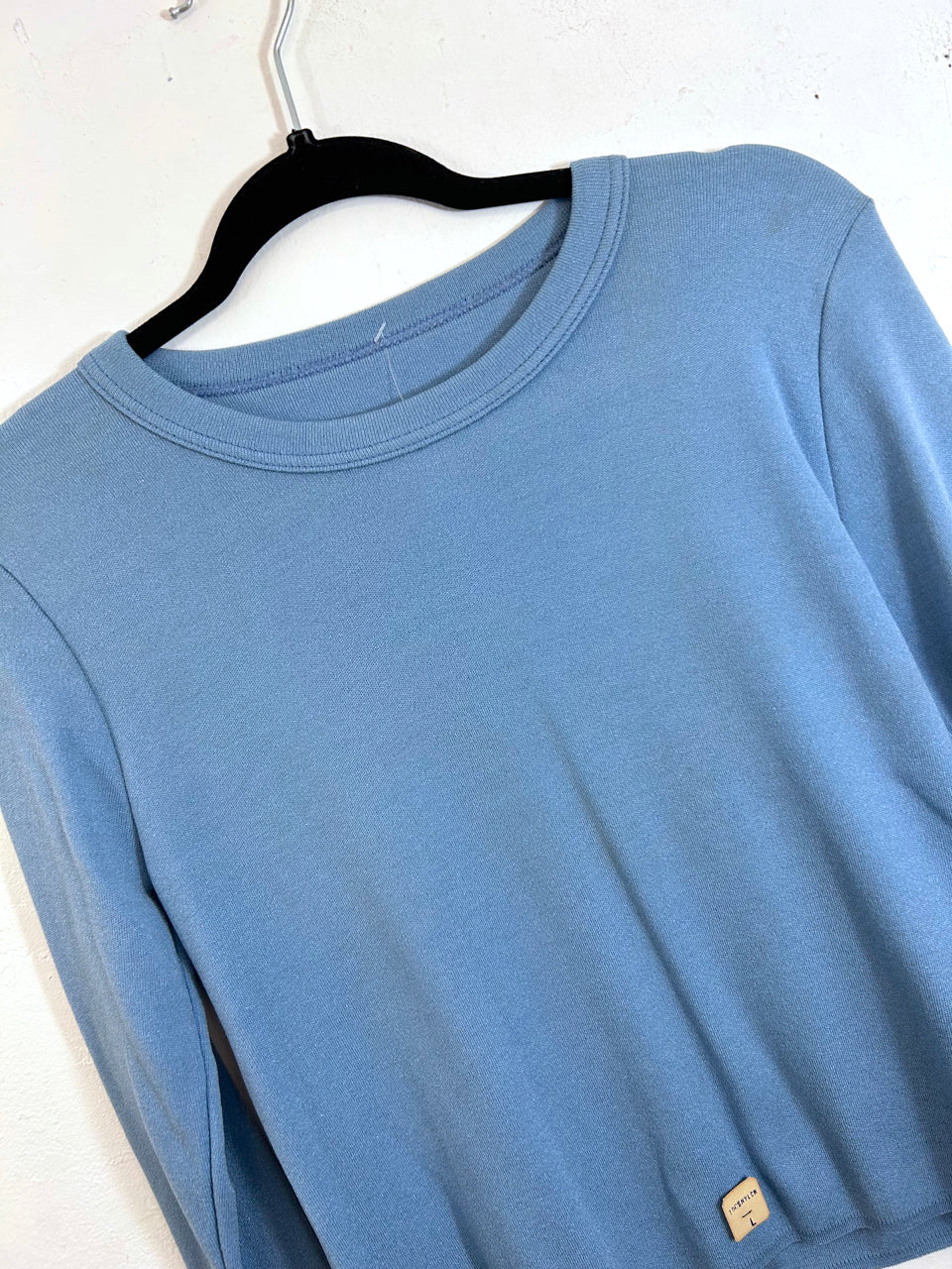 Nylon Long-Sleeved Top - Light Blue (Deadstock)