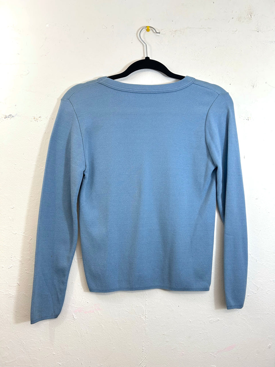 Nylon Long-Sleeved Top - Light Blue (Deadstock)