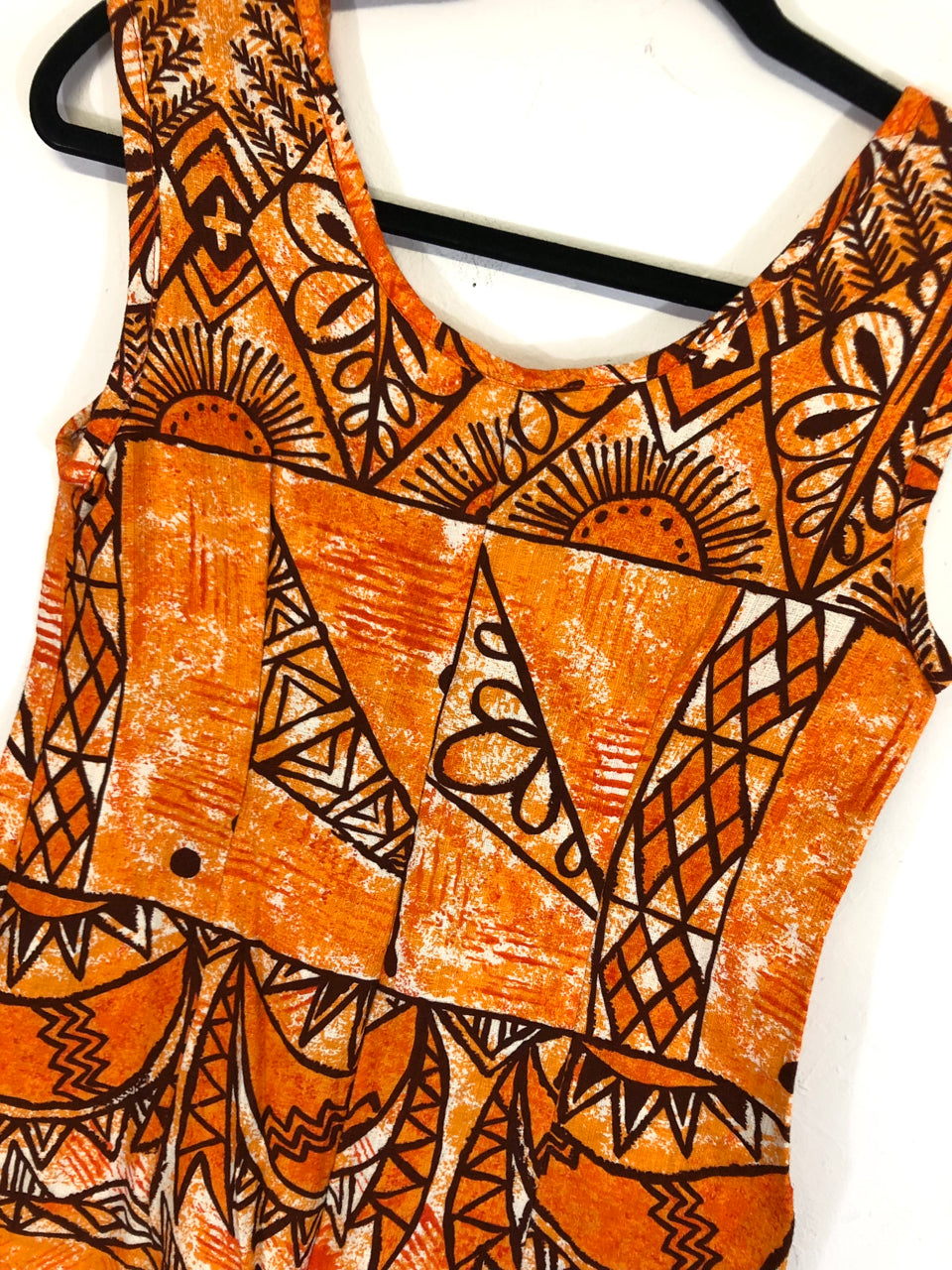 Vintage Hawaiian Tiki Romper