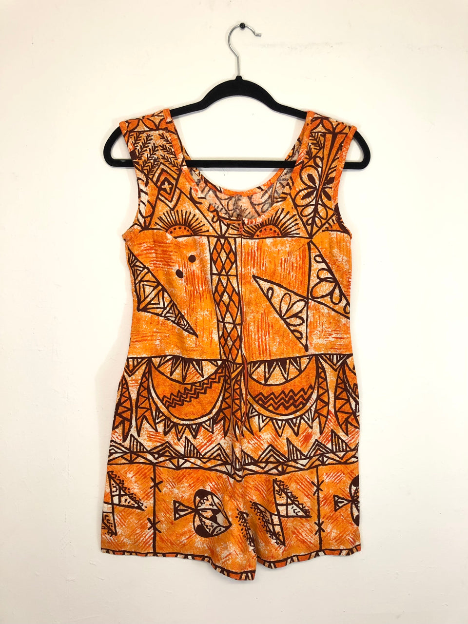 Vintage Hawaiian Tiki Romper